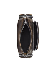 gambar-dalam-Coach-Laurel-Shoulder-Bag-22-With-Pockets-In-Loved-Leather-Black-Brown