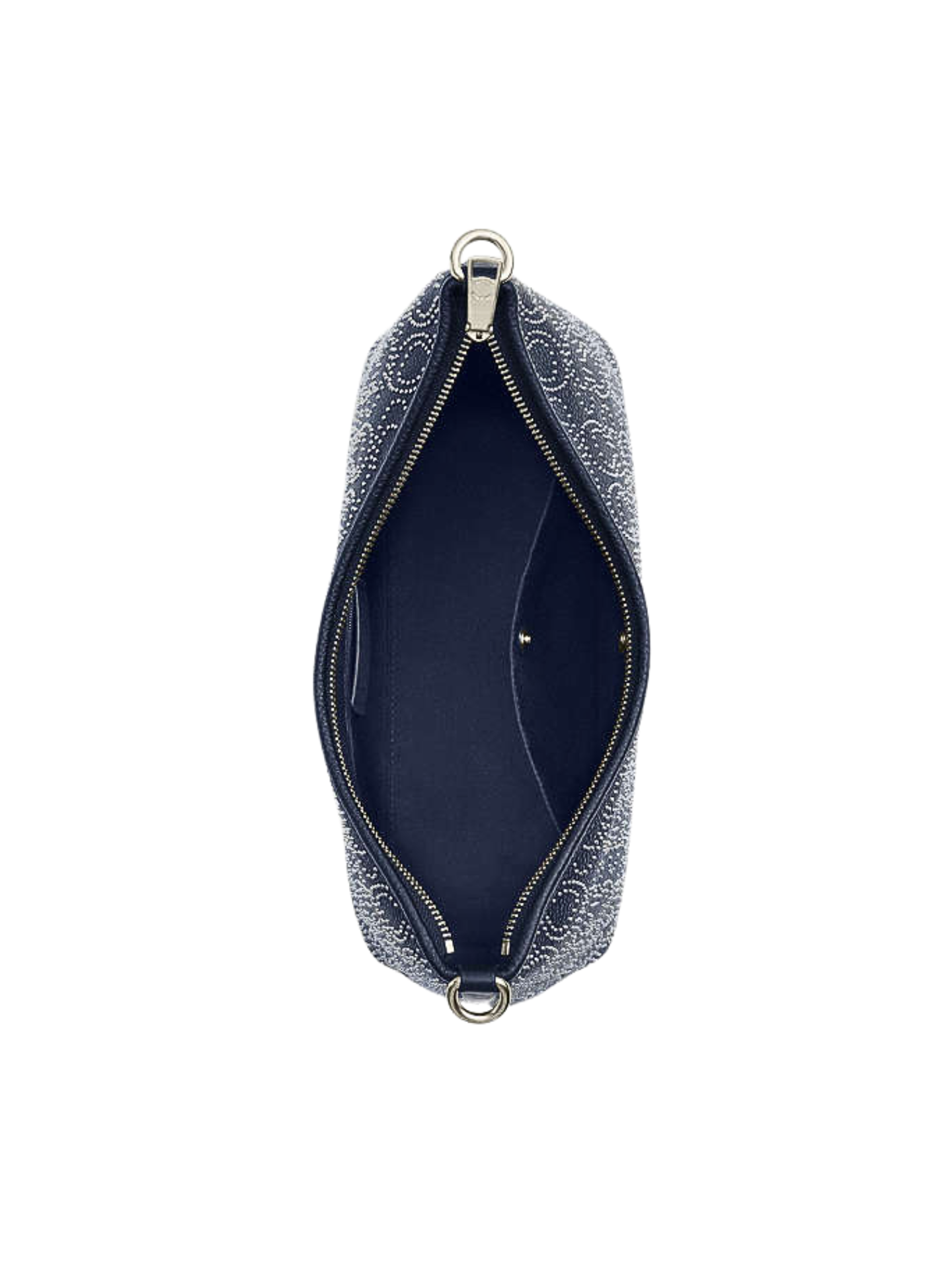 gambar-dalam-Coach-Laurel-Shoulder-Bag-With-Signature-Rivets-True-Navy