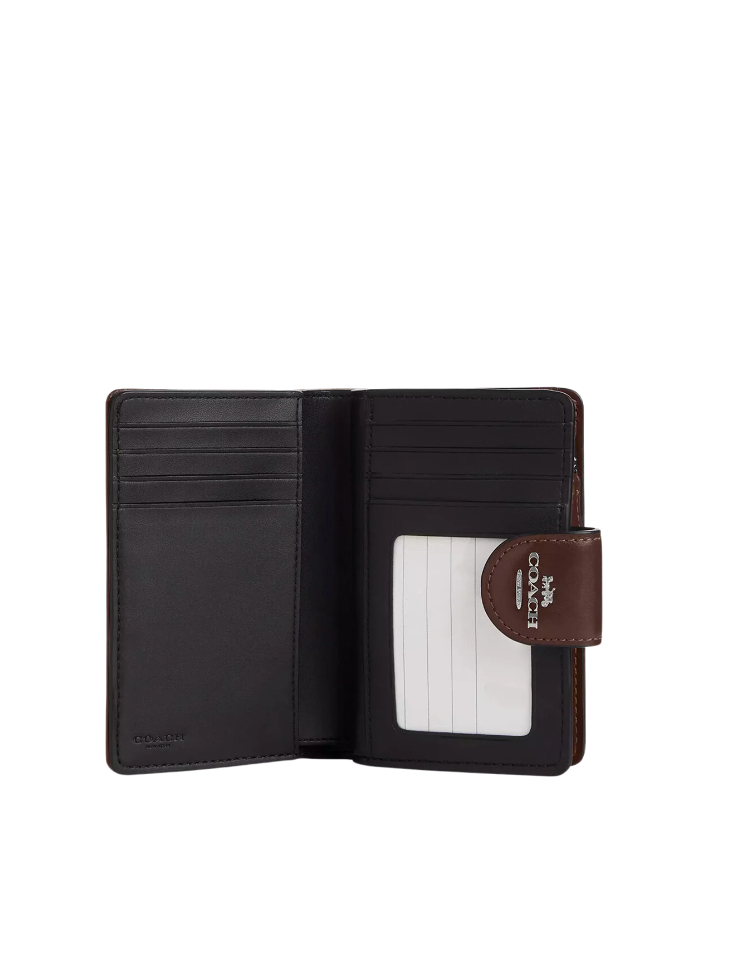 gambar-dalam-Coach-Medium-Corner-Zip-Wallet-In-Signature-Jacquard-OakMaple