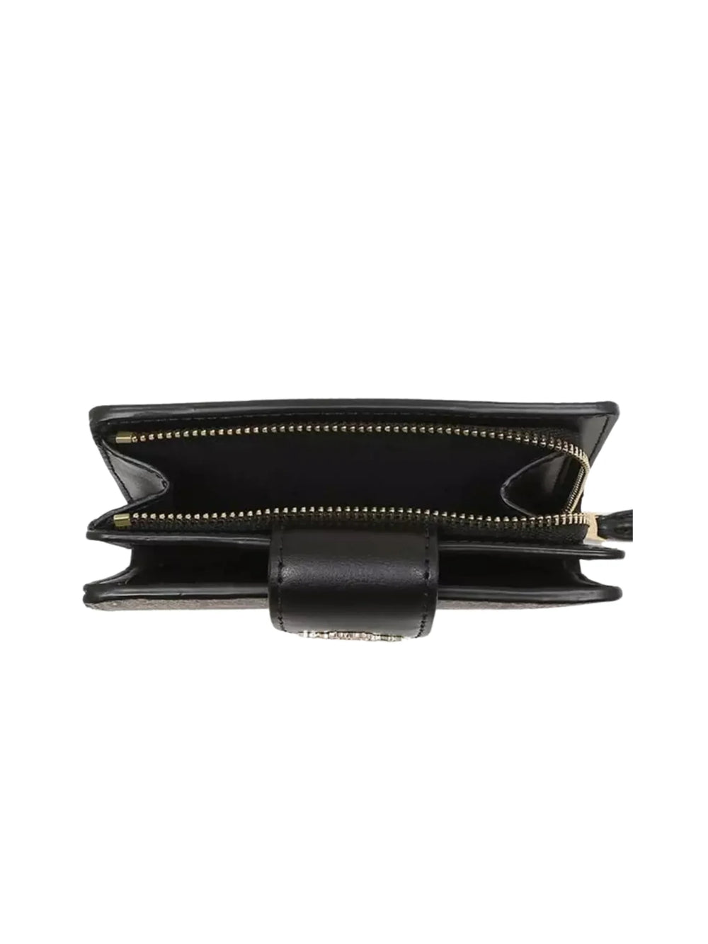 gambar-dalam-Coach-Medium-Corner-Zip-Wallet-In-Signature-Khaki-BlackWEBP