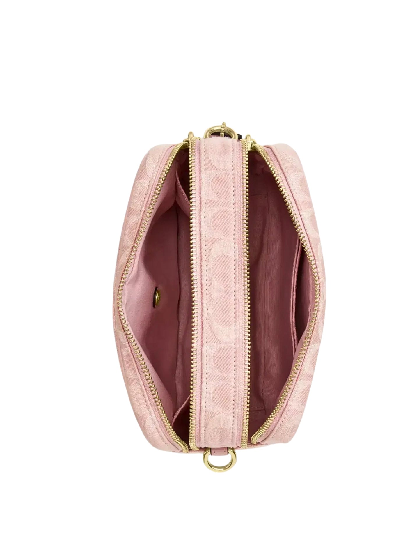 gambar-dalam-Coach-Mini-Carey-Crossbody-Bag-In-Signature-Denim-Light-Pink