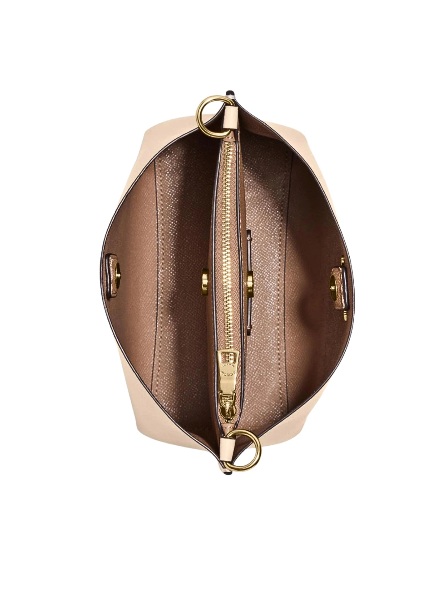 gambar-dalam-Coach-Mollie-Bucket-Bag-22-Snake-Embossed-Leather-Ivory-Multi
