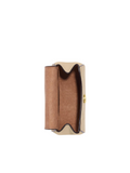 Coach Morgan Chain Card Case Light Khaki/ Ivory Multi