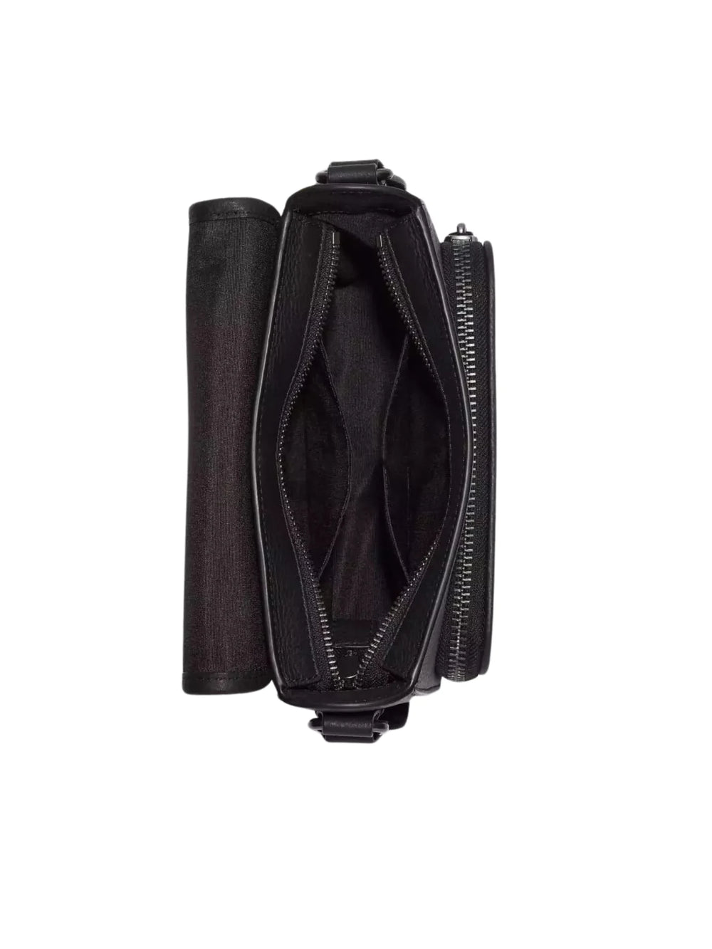 gambar-dalam-Coach-Sullivan-Flap-Crossbody-In-Signature-Canvas-Charcoal-Black