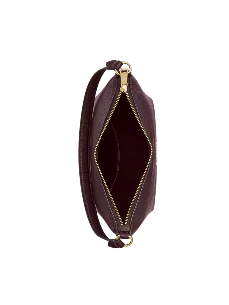 gambar-dalam-Coach-Zip-Shoulder-Bag-Crossgrain-Leather-Merlot