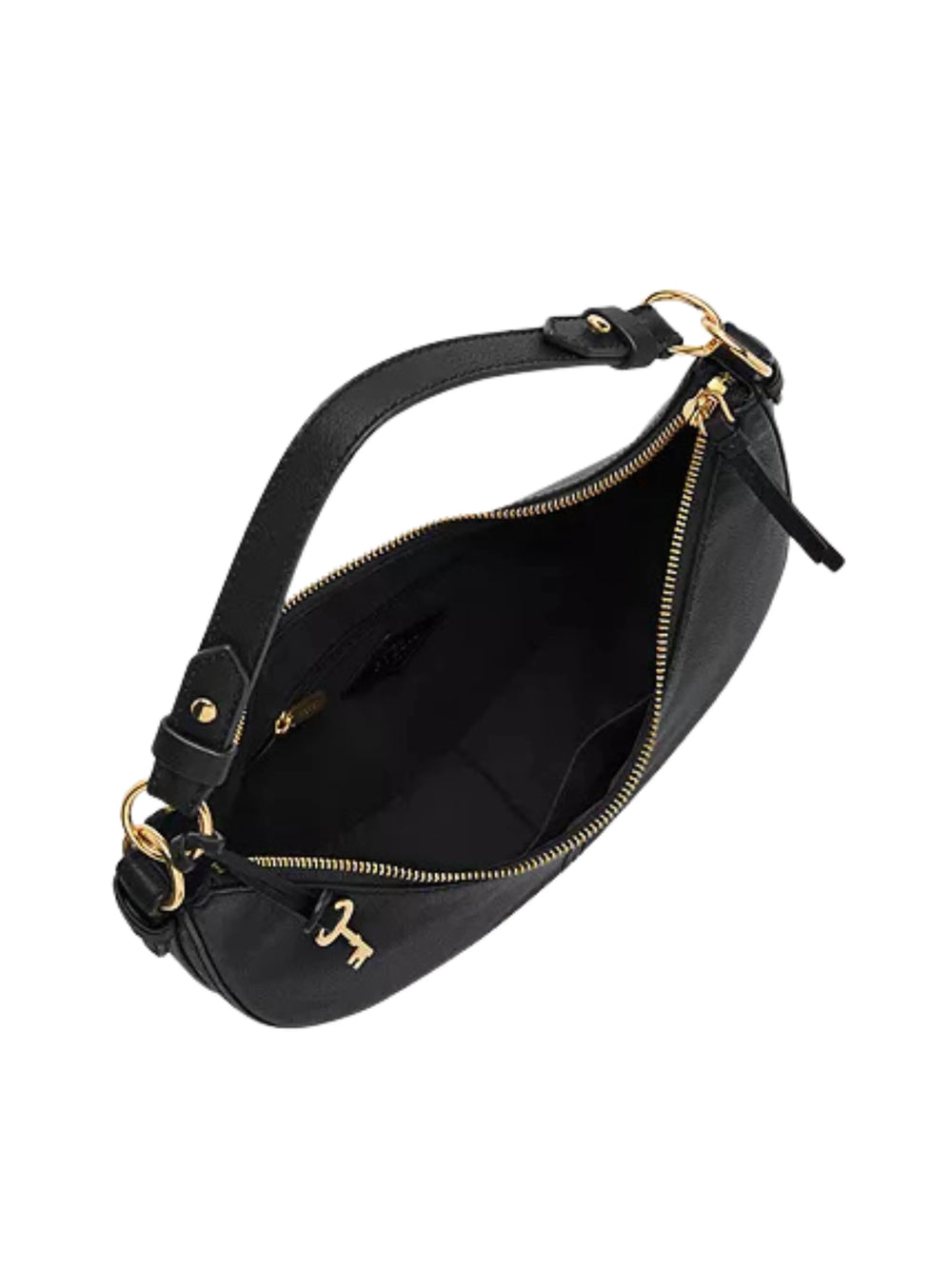 gambar-dalam-Fossil-Shae-Small-Hobo-Bag-Black