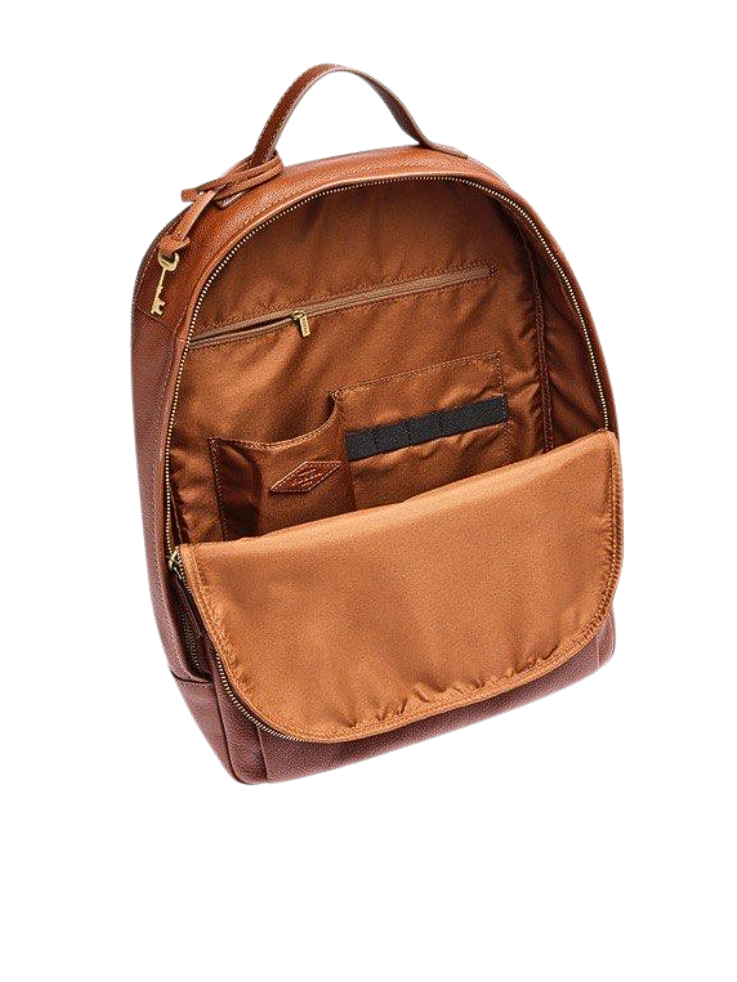 cognac leather backpack by fossil Fossil Sherri Backpack Medium Brown – Balilene