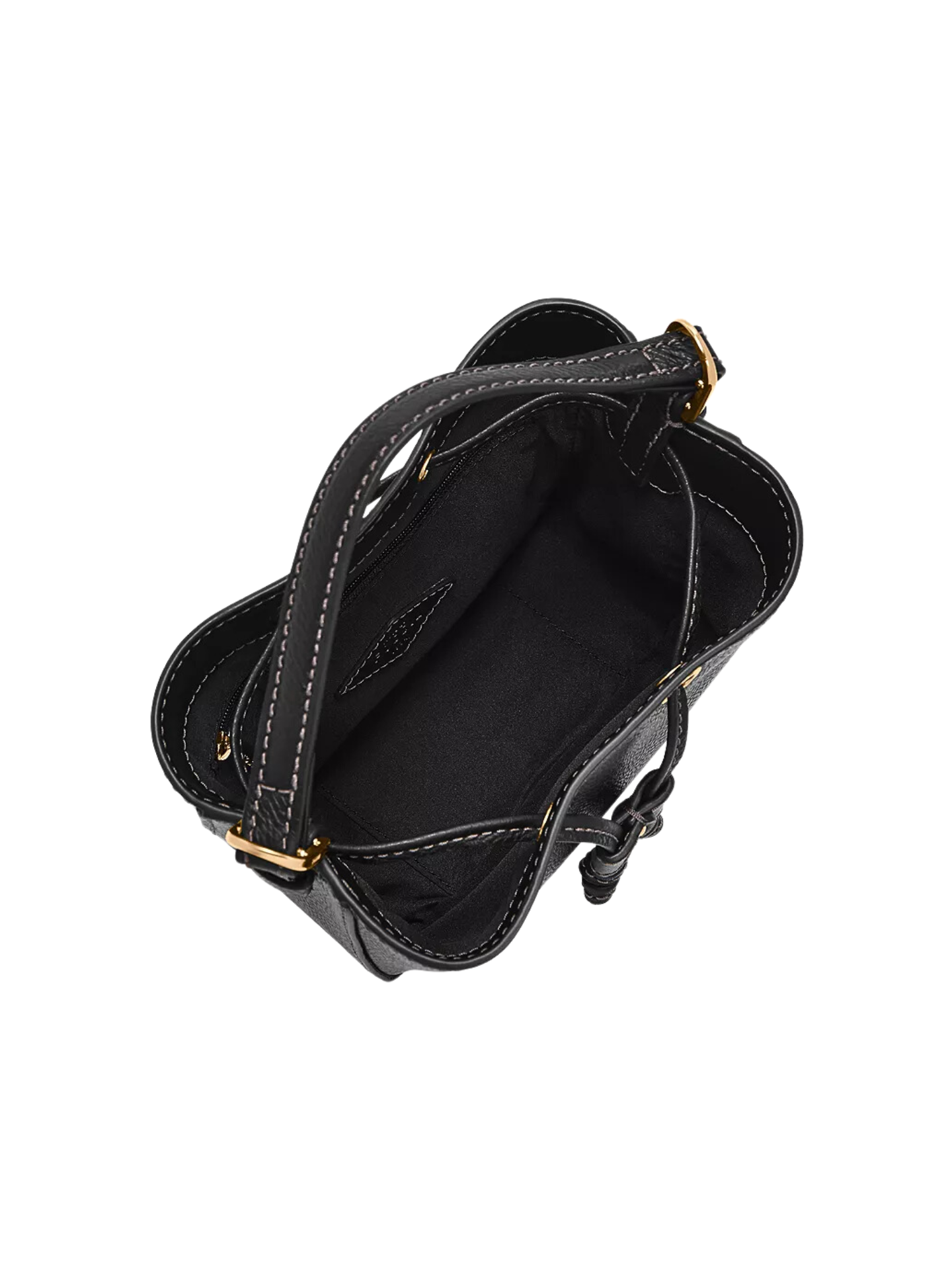 gambar-dalam-Fossil-Tessa-Small-Bucket-Crossbody-Black