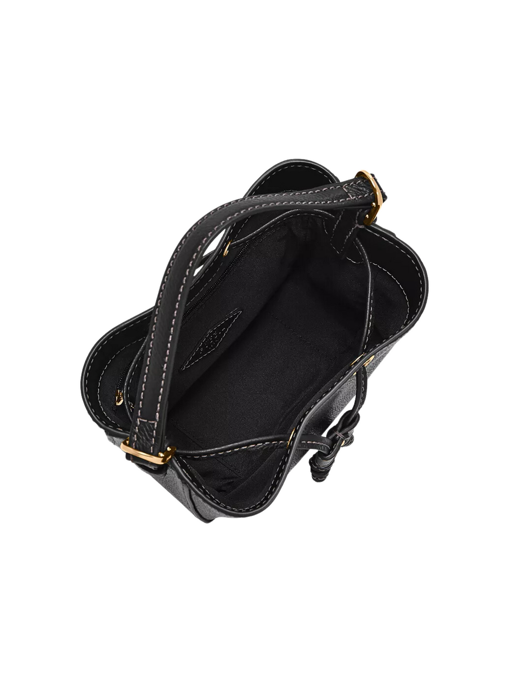 gambar-dalam-Fossil-Tessa-Small-Bucket-Crossbody-Black