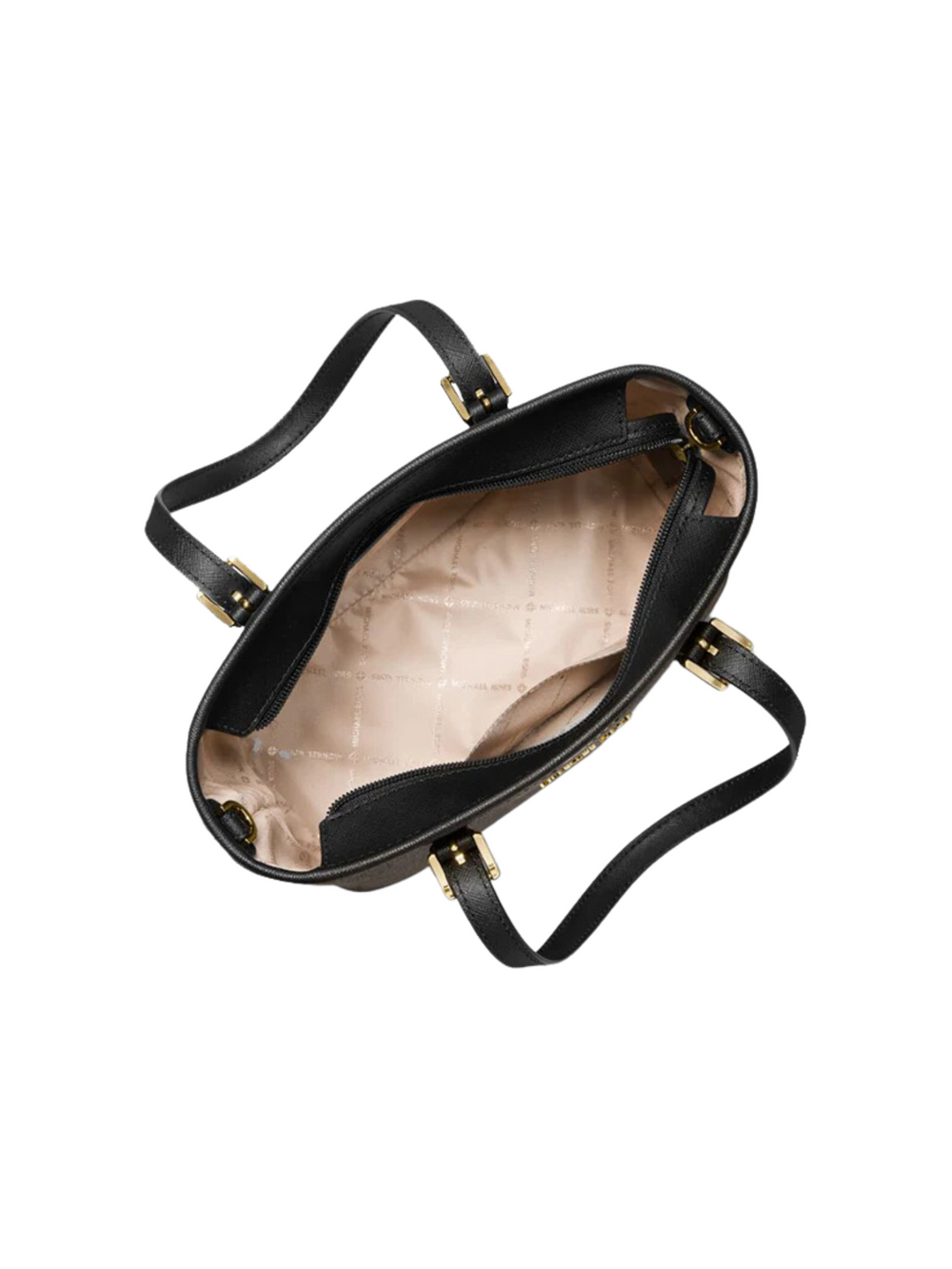 gambar-dalam-Jet-Set-Travel-Ektra-Small-Carryall-Top-Zip-Tote-Brown-Black