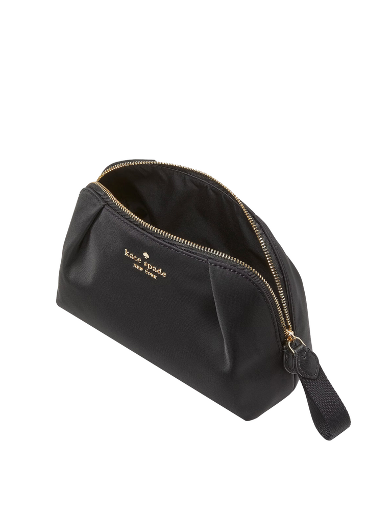 gambar-dalam-Kate-Spade-Chelsea-Nylon-Cosmetic-Bag-Black