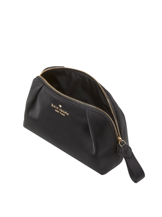 gambar-dalam-Kate-Spade-Chelsea-Nylon-Cosmetic-Bag-Black