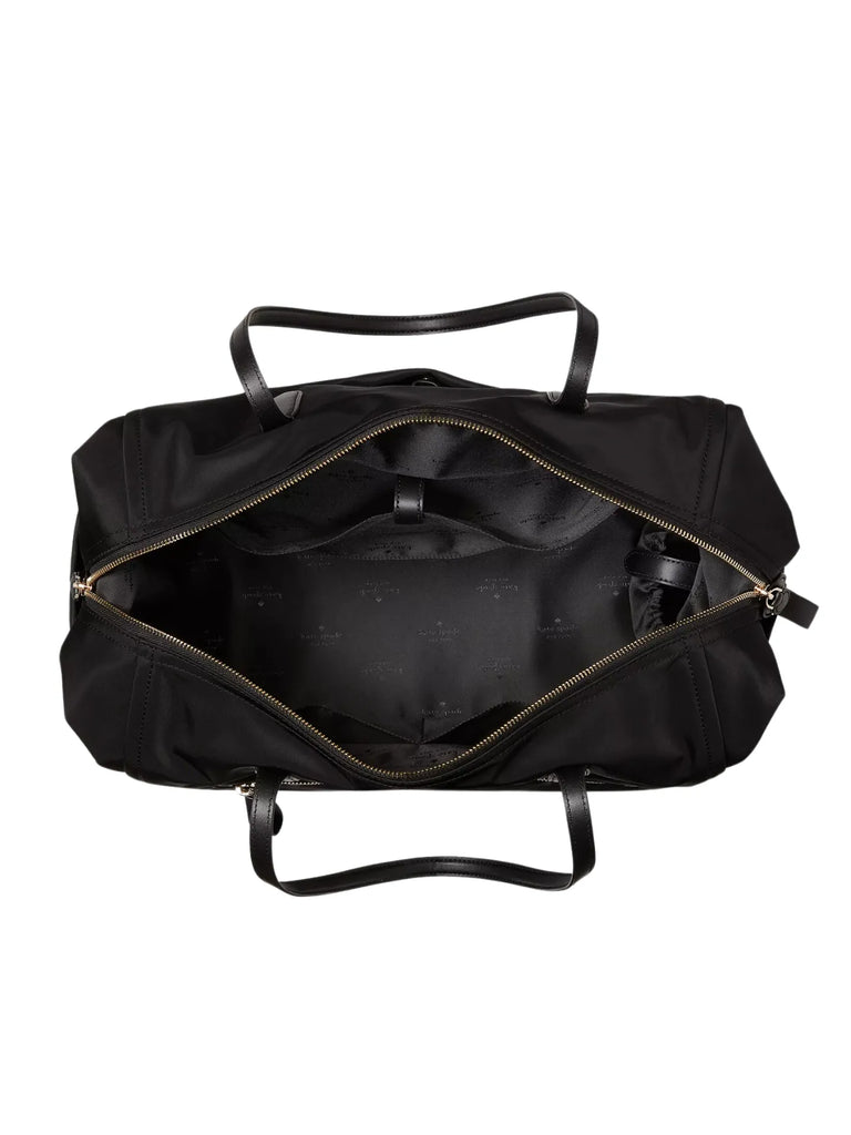 Kate Spade Chelsea Nylon Weekender Bag Black Balilene