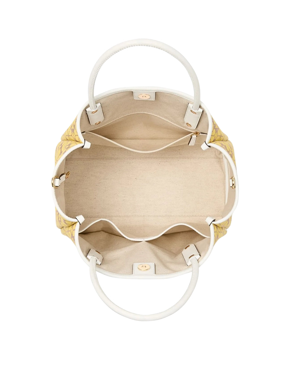 gambar-dalam-Kate-Spade-Flower-Jacquard-Medium-Everything-Tote-Bag-Yellow-Multi