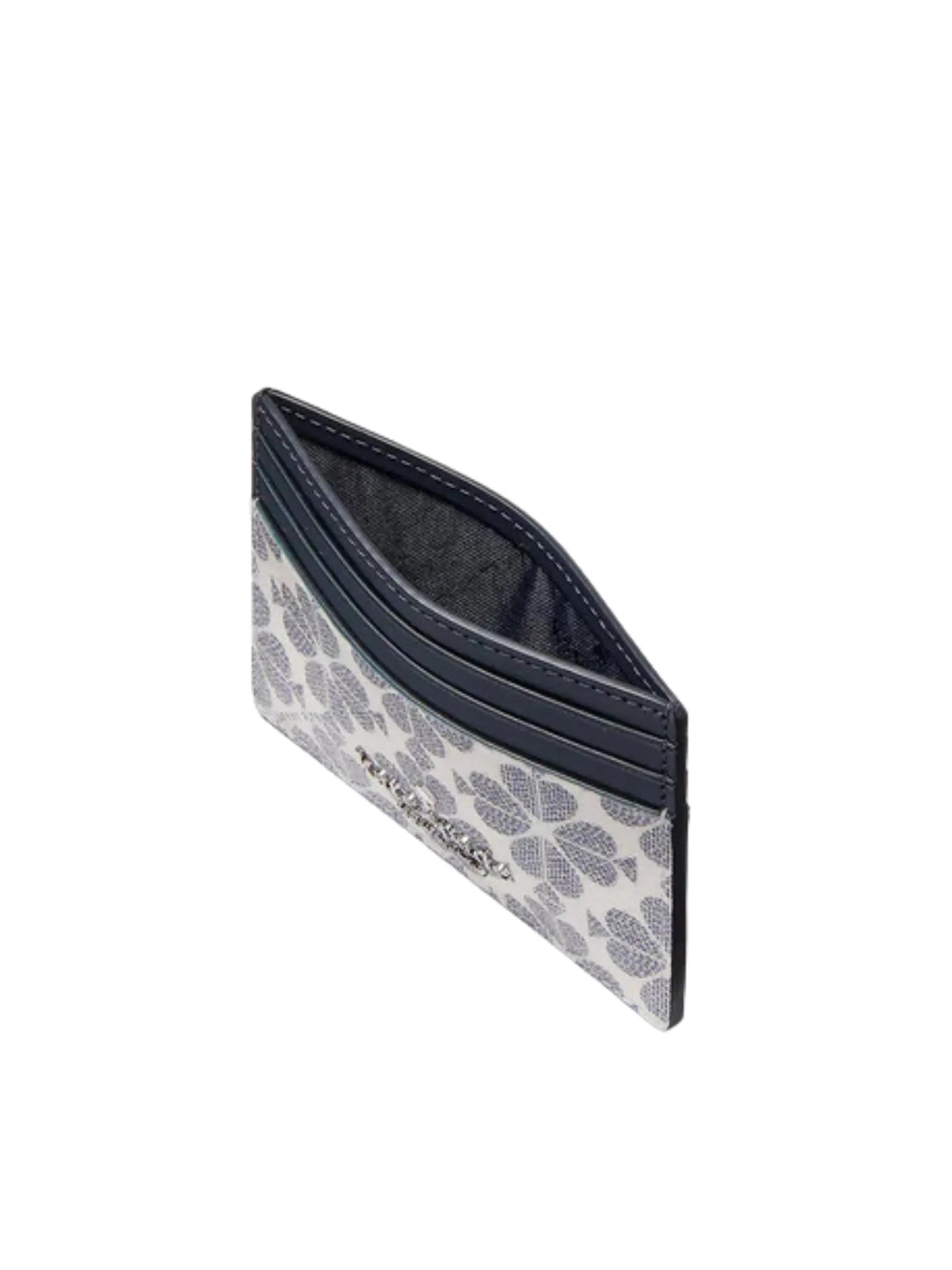 gambar-dalam-Kate-Spade-Flower-PVC-Small-Slim-Card-Holder-Navy-Multi