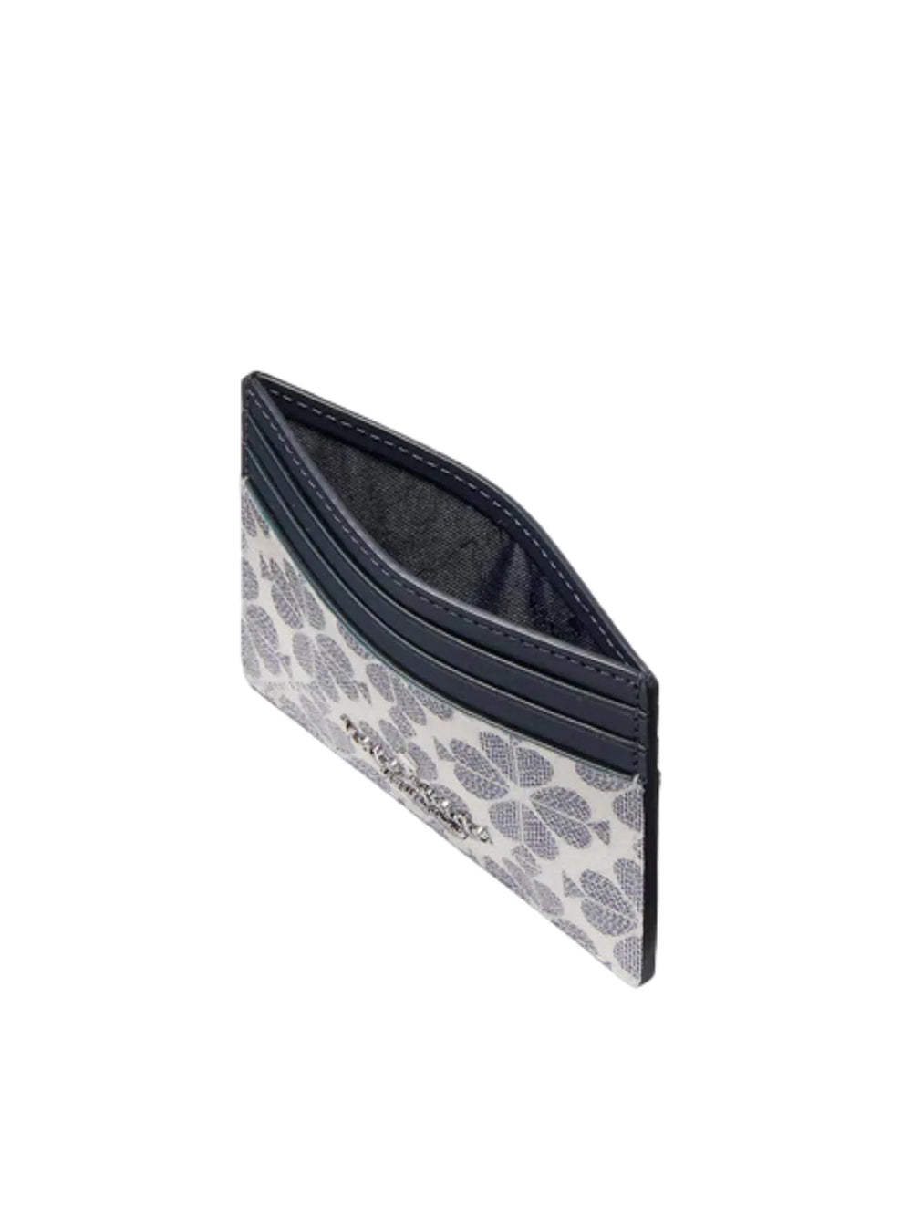 gambar-dalam-Kate-Spade-Flower-PVC-Small-Slim-Card-Holder-Navy-Multi