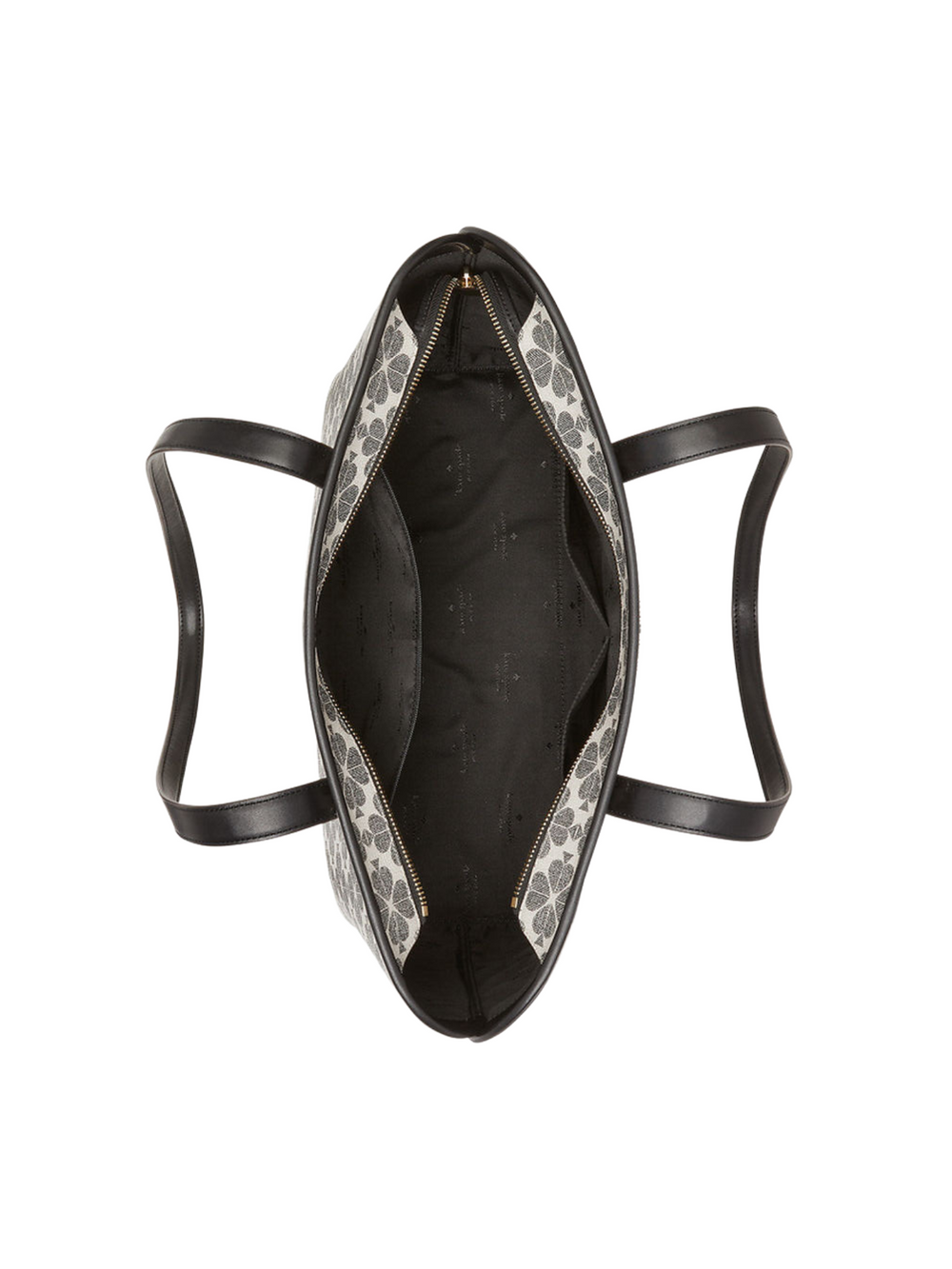 gambar-dalam-Kate-Spade-Flower-PVC-Tote-Black