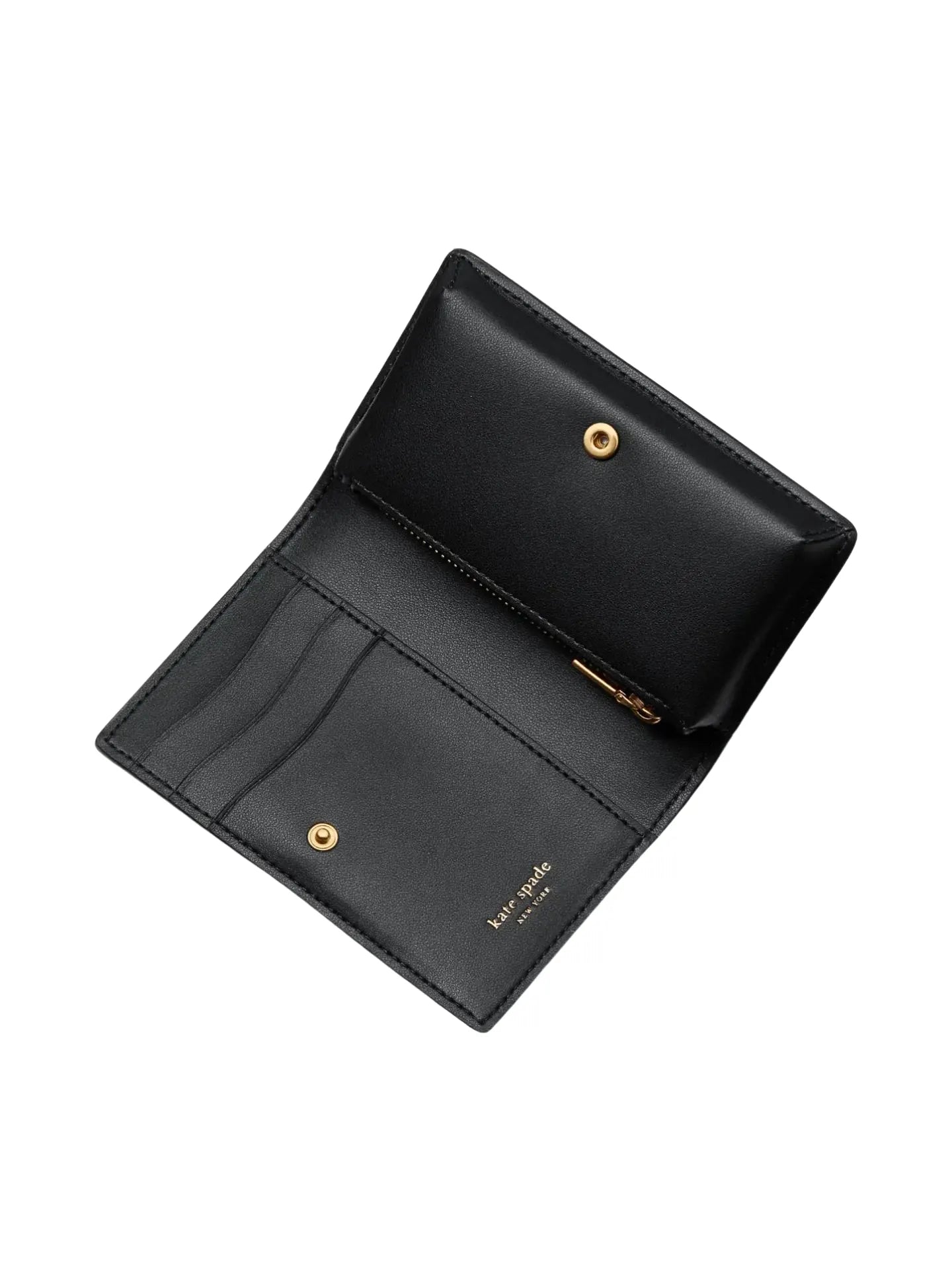 gambar-dalam-Kate-Spade-Katy-Small-Bifold-Snap-Wallet-Black