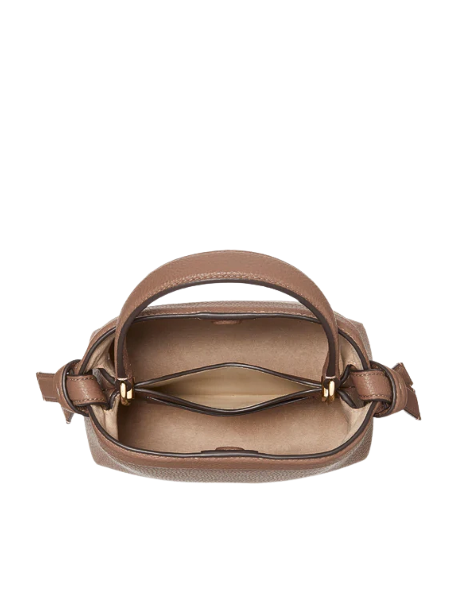gambar-dalam-Kate-Spade-Knott-Mini-Crossbody-Pebbled-Leather-Warm-Accorn