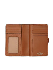 gambar-dalam-Kate-Spade-Lena-Pick-Stitch-Medium-Bifold-Wallet-Warm-Gingerbread