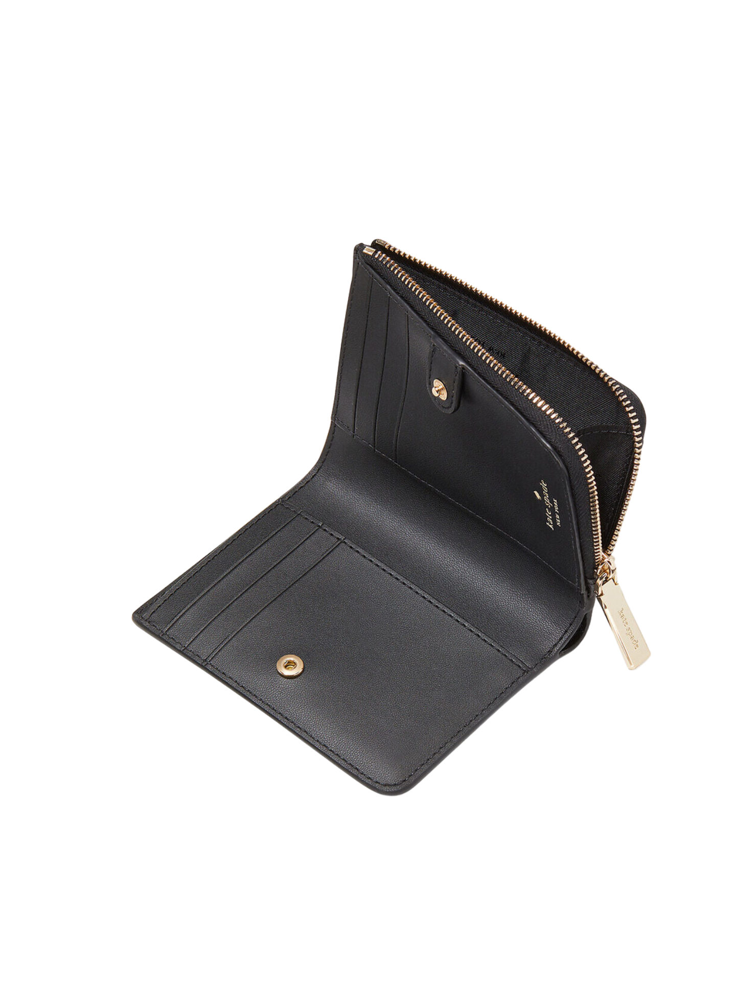 gambar-dalam-Kate-Spade-Madison-SmallL-Zip-Wallet-Black
