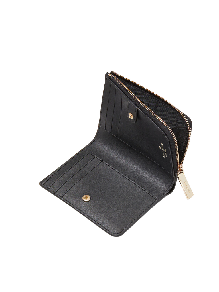 gambar-dalam-Kate-Spade-Madison-SmallL-Zip-Wallet-Black