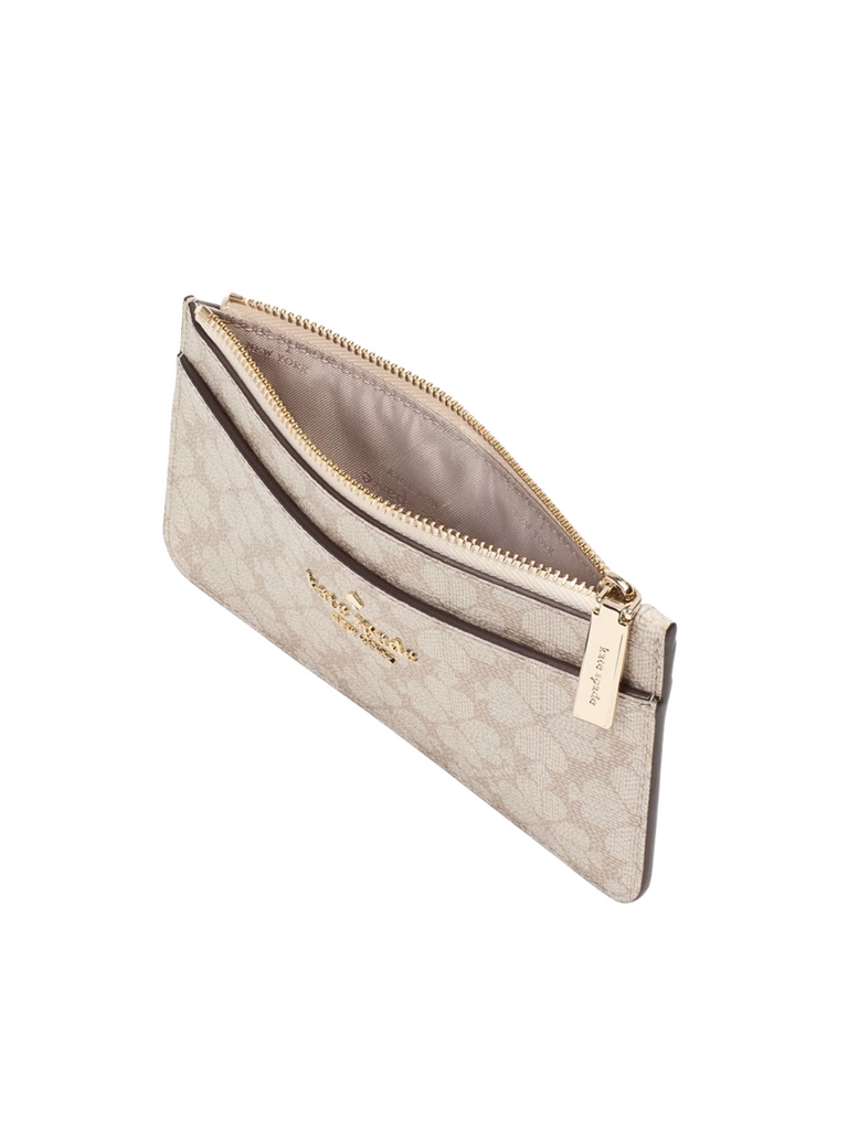 gambar-dalam-Kate-Spade-Spade-Flower-Large-Slim-Card-Holder-Dark-Beige-Multi