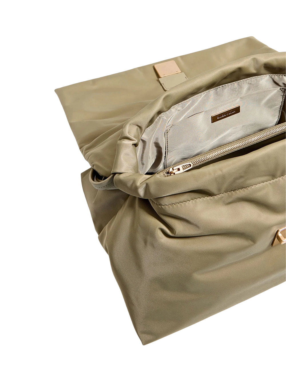 gambar-dalam-Medium-Nylon-Flap-Bag-Khaki