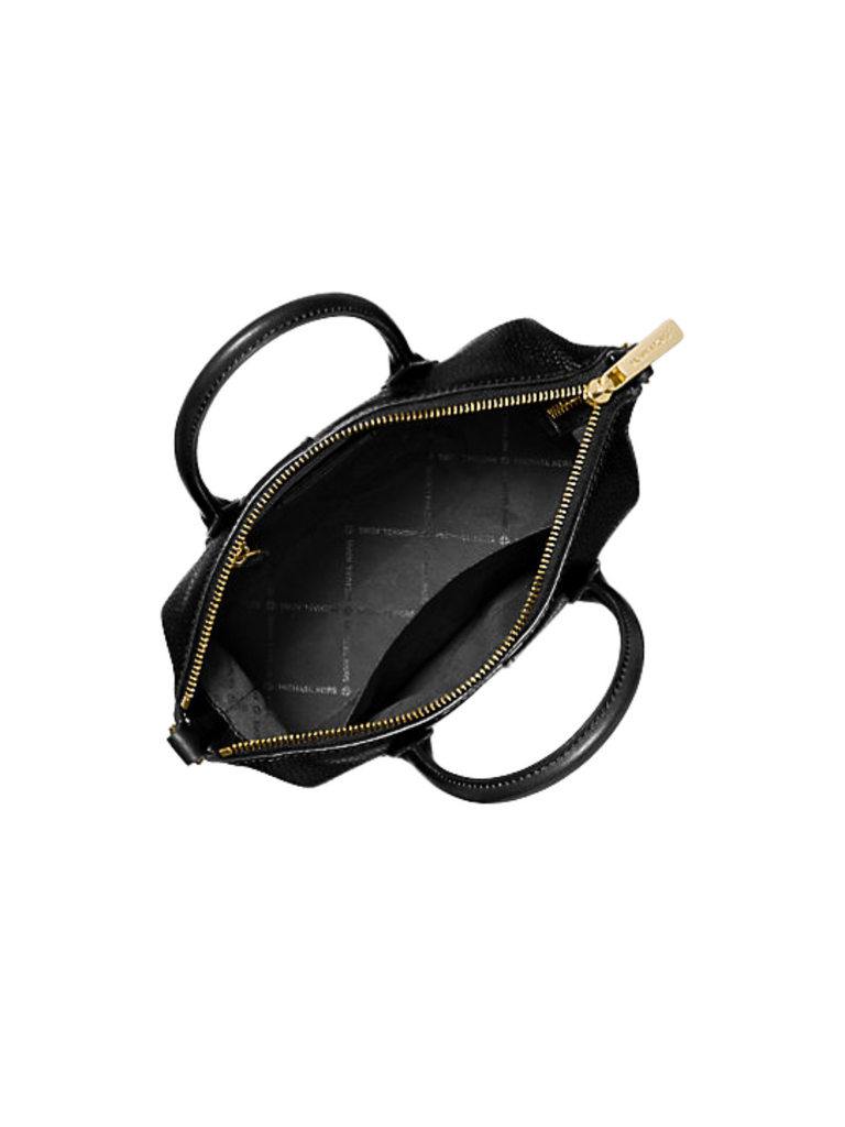 gambar-dalam-Michael-Kors-Hyde-Small-Satchel-Leather-Black