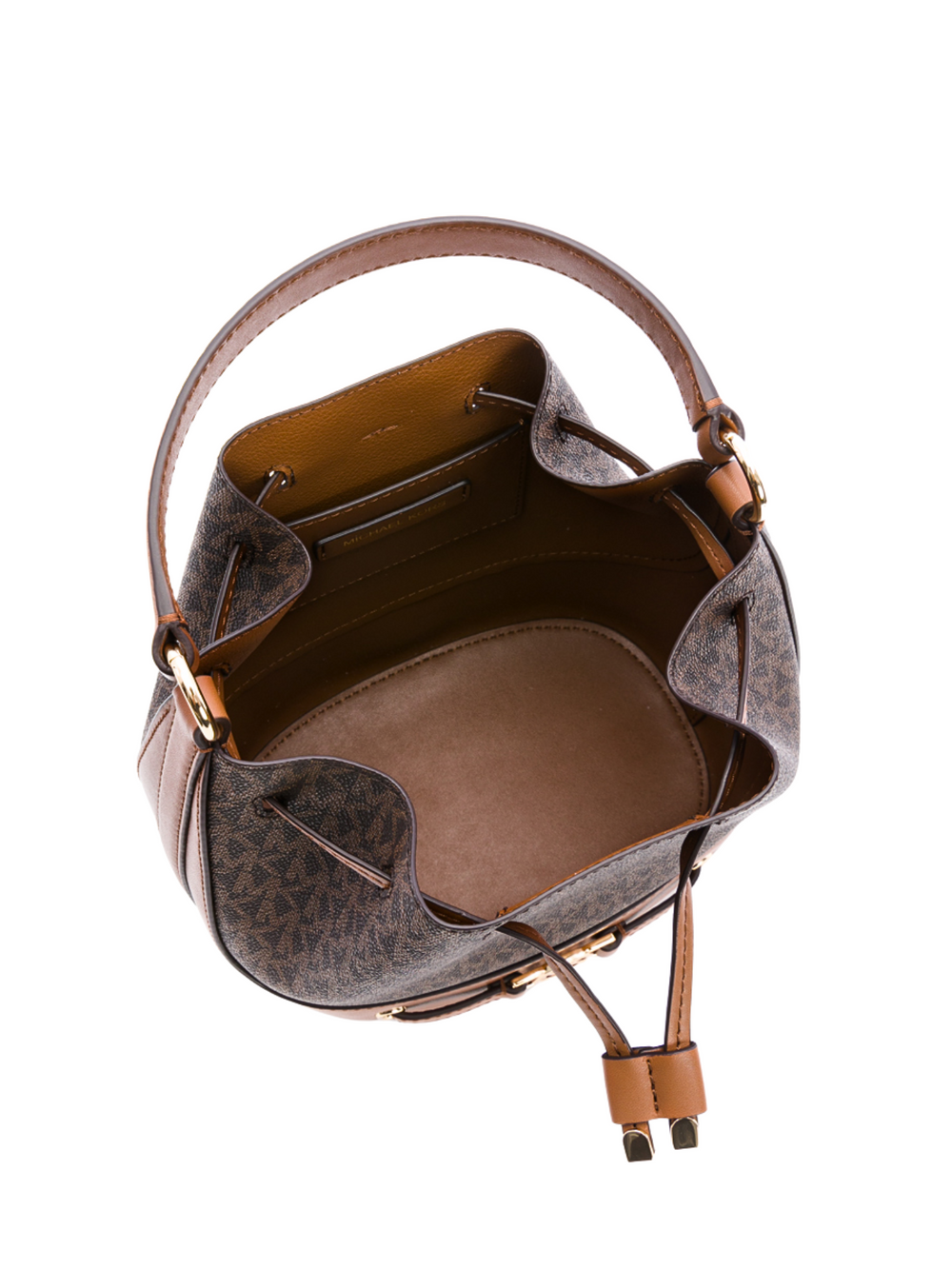 gambar-dalam-Michael-Kors-Reed-Medium-Belted-Bucket-Messenger-Bag-Brown