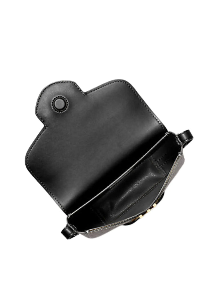 gambar-dalam-Michael-Kors-Reed-Small-Logo-In-Leather-Crosbody-Bag-Black