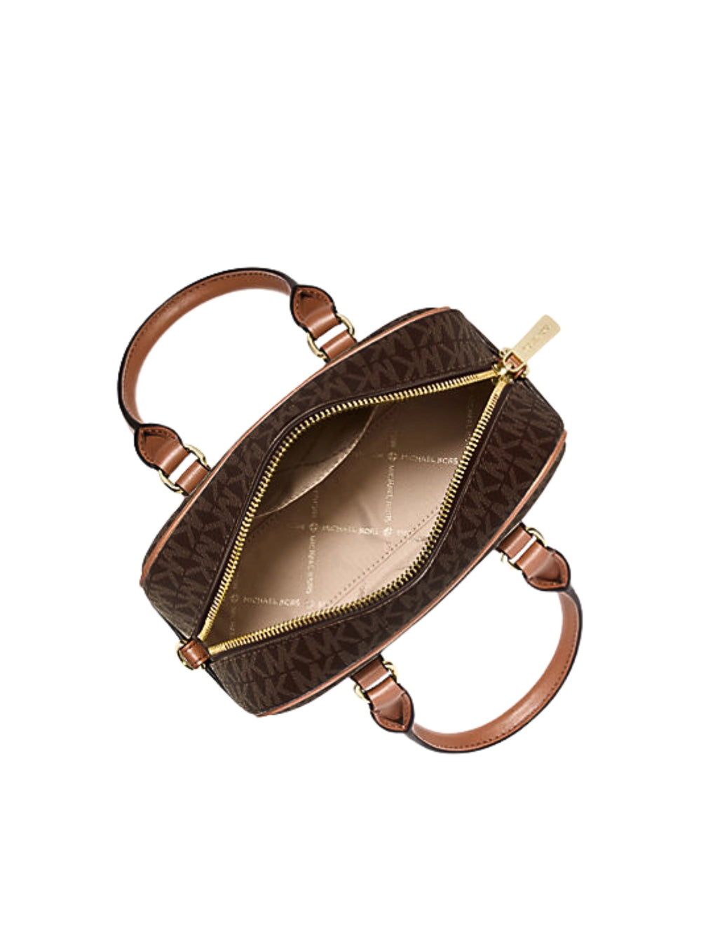 gambar-dalam-Michael-Kors-Thompson-Extra-Small-Signature-Logo-Convertible-Satchel-Bag-Brown