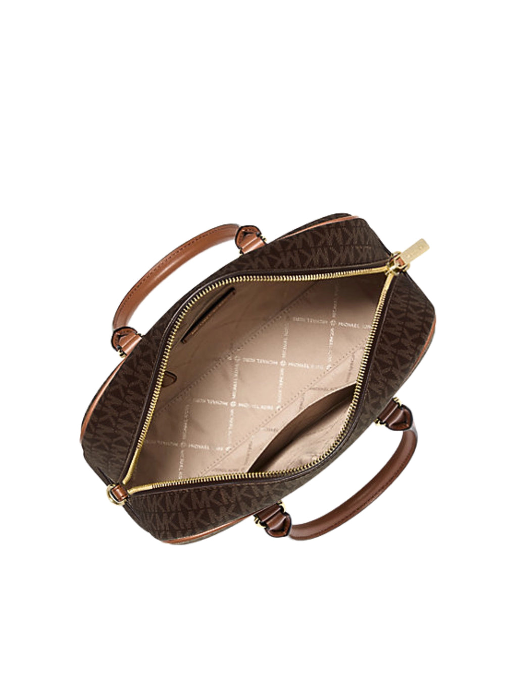 gambar-dalam-Michael-Kors-Thompson-Medium-Signature-Logo-Satchel-Bag-Brown