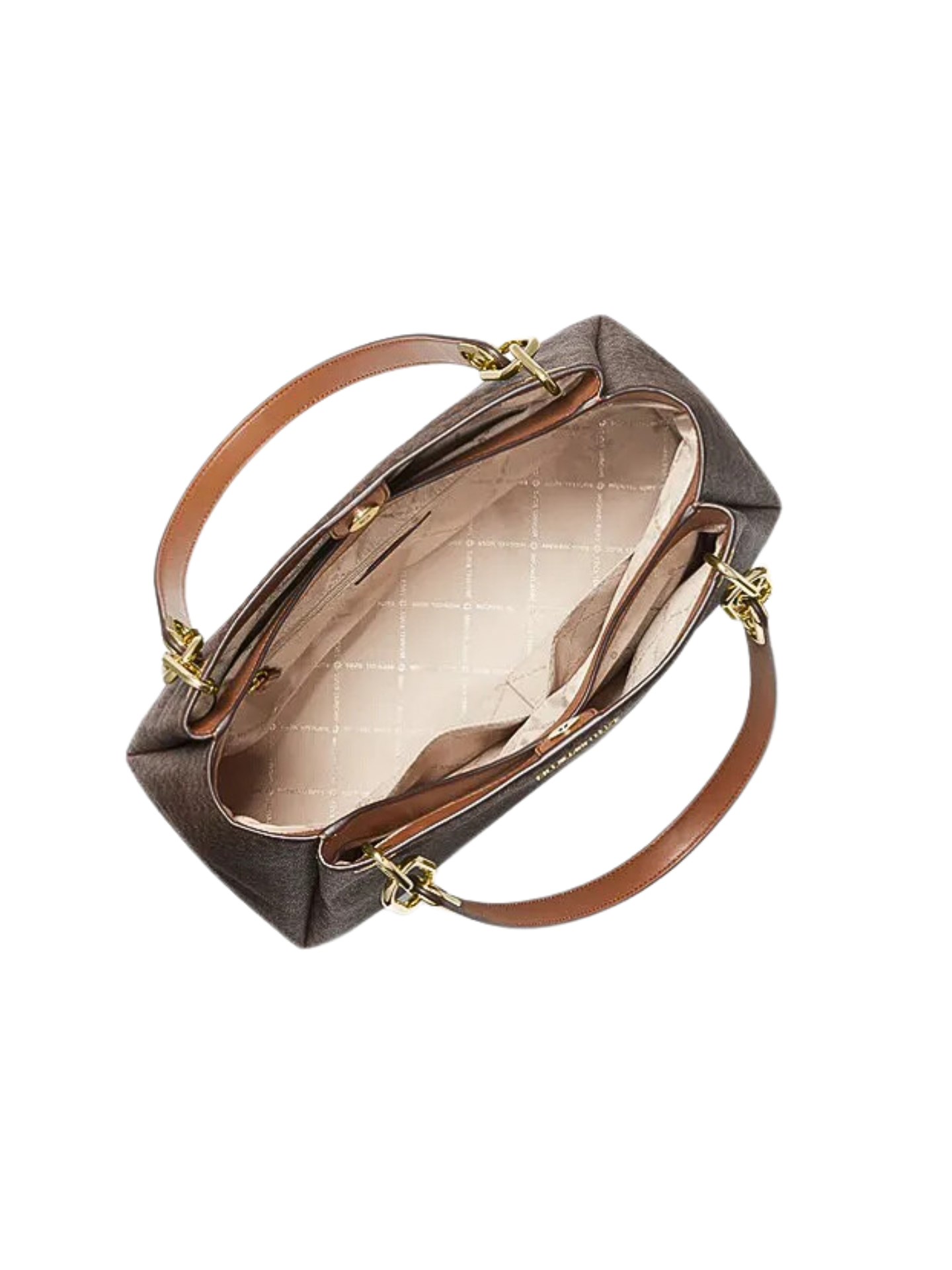gambar-dalam-Michael-Kors-Trisha-Large-Logo-Shoulder-Bag-Brown