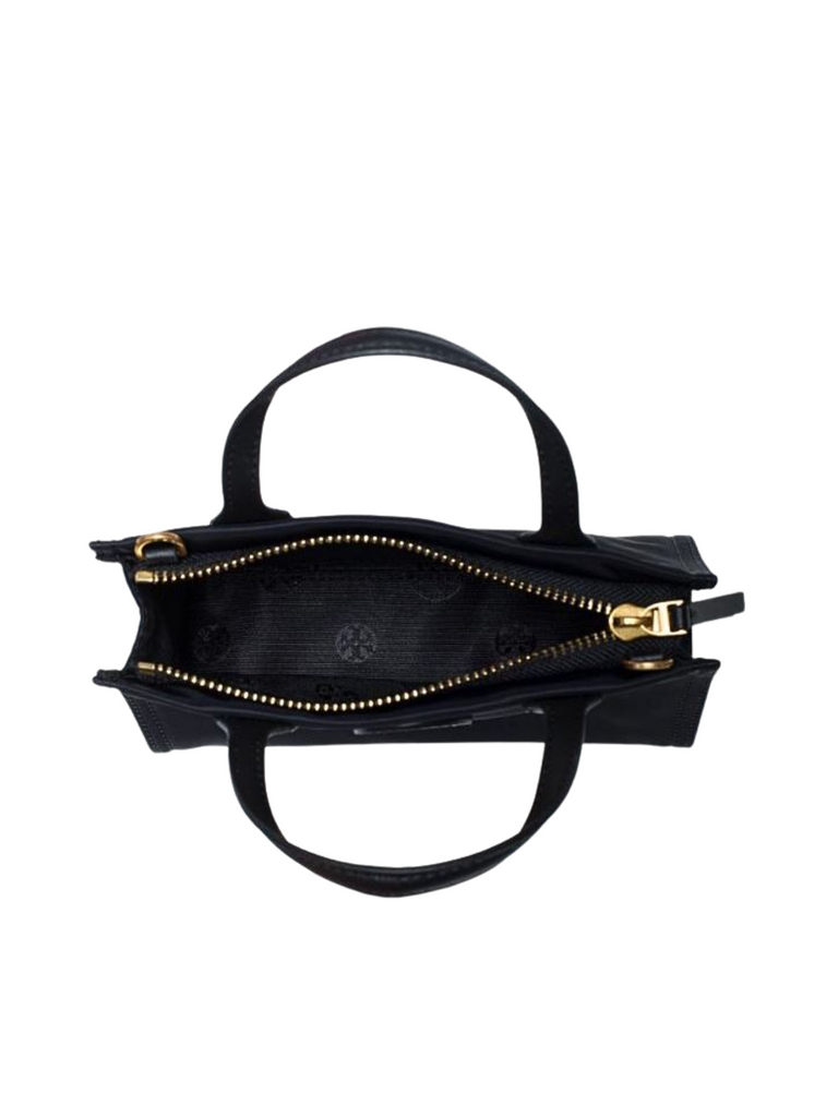 gambar-dalam-Tory-Burch-Ella-Nylon-Mini-Tote-Black