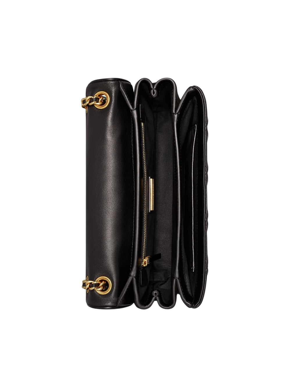 gambar-dalam-Tory-Burch-Fleming-Soft-Convertible-Shoulder-Bag-Black