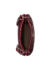 gambar-dalam-Tory-Burch-Kira-Diamond-Quilt-Distressed-Small-Shoulder-Bag-Dark-Carmine
