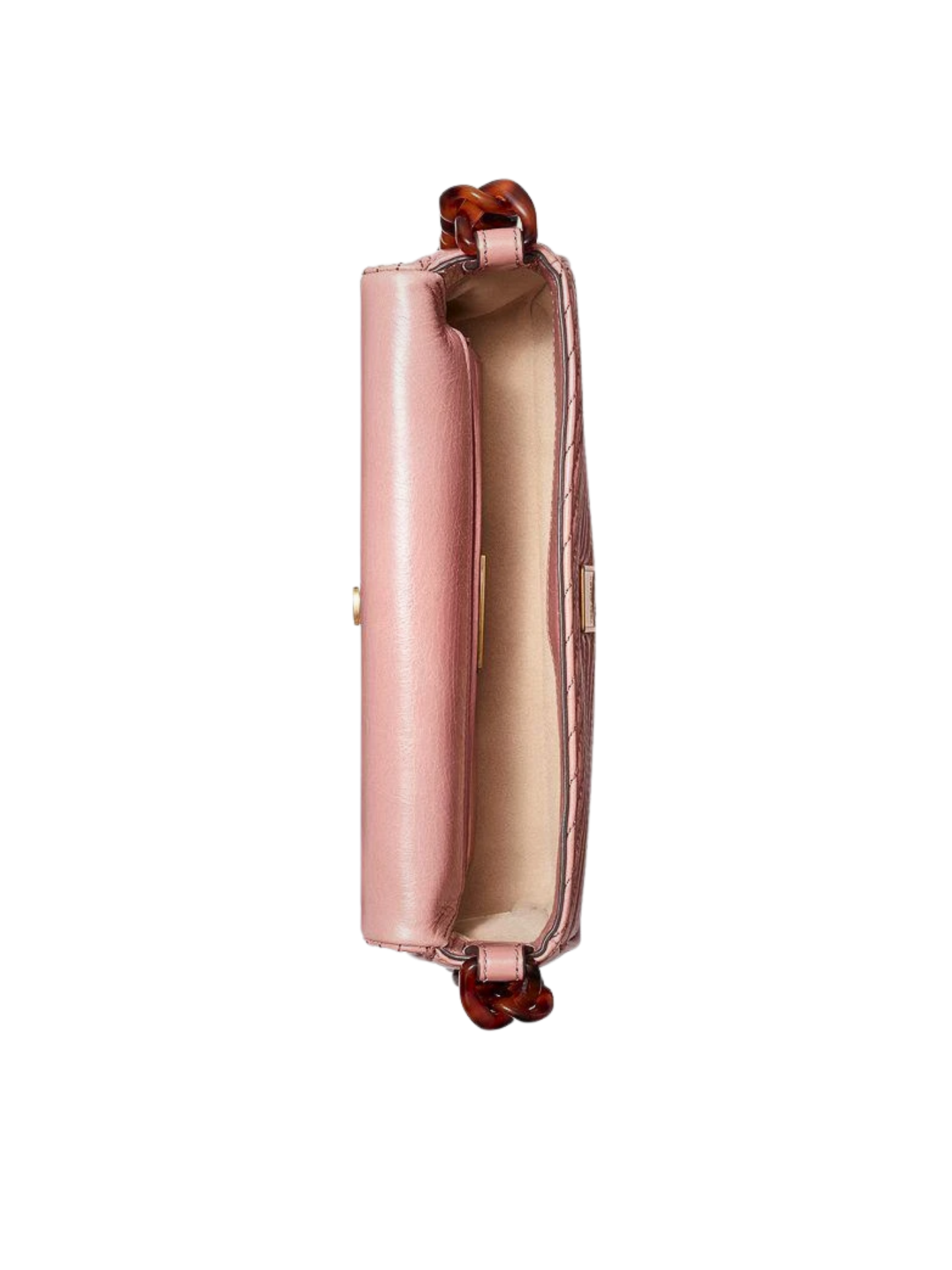 gambar-dalam-Tory-Burch-Kira-Moto-Quilt-Small-Flap-Leather-Shoulder-Bag-Pink-Magnolia
