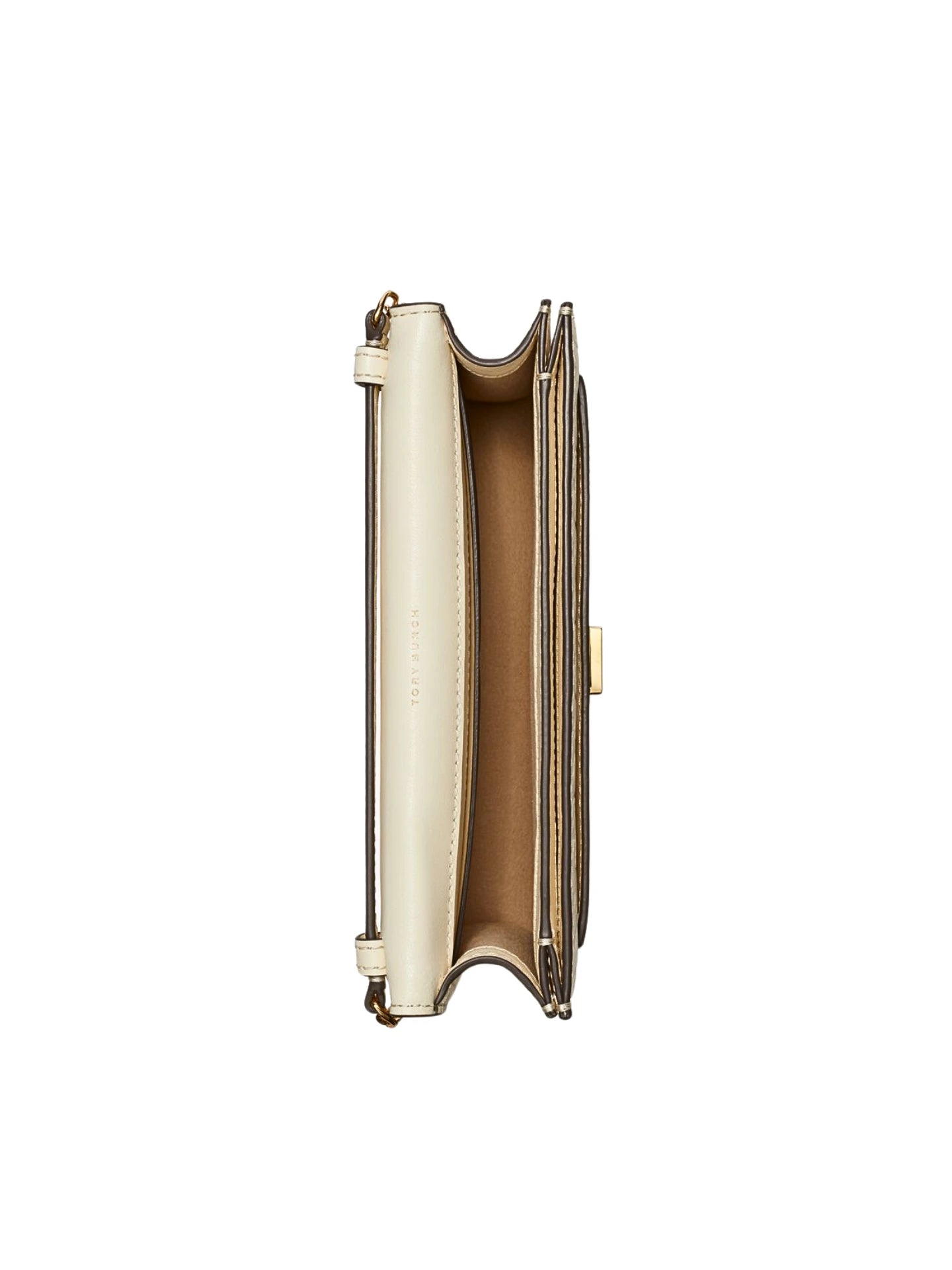 gambar-dalam-Tory-Burch-T-Monogram-Leather-Chain-Wallet-Light-Cream