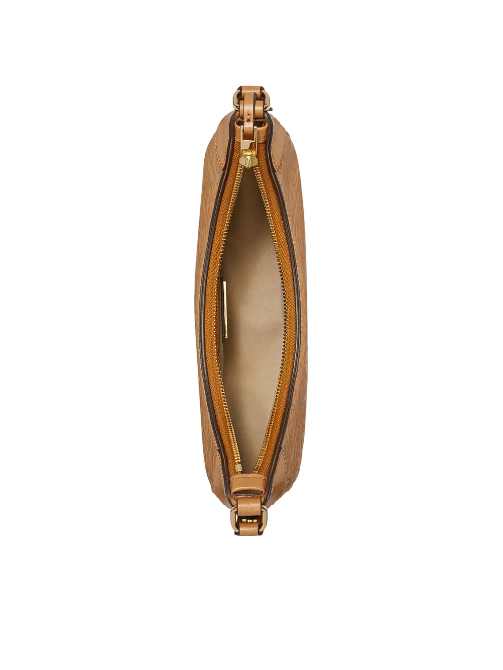 gambar-dalam-Tory-Burch-T-Monogram-Leather-Crescent-Bag-Tan