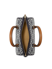 gambar-dalam-Tory-Burch-T-Monogram-Mini-Petite-Barrel-Bag-Tory-Navy