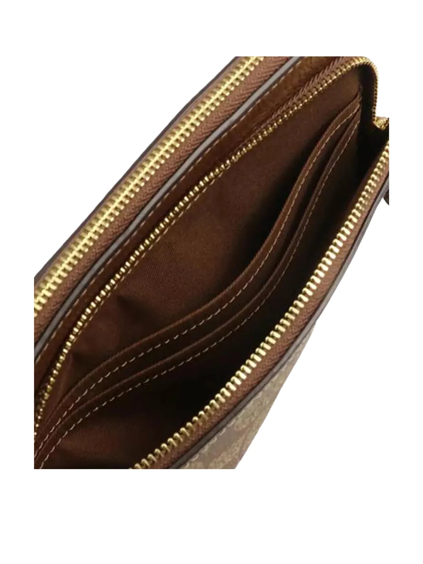 gambar-dalam1-Coach-Double-Zip-Wallet-In-Signature-Canvas-Brown-Khaki-Saddle