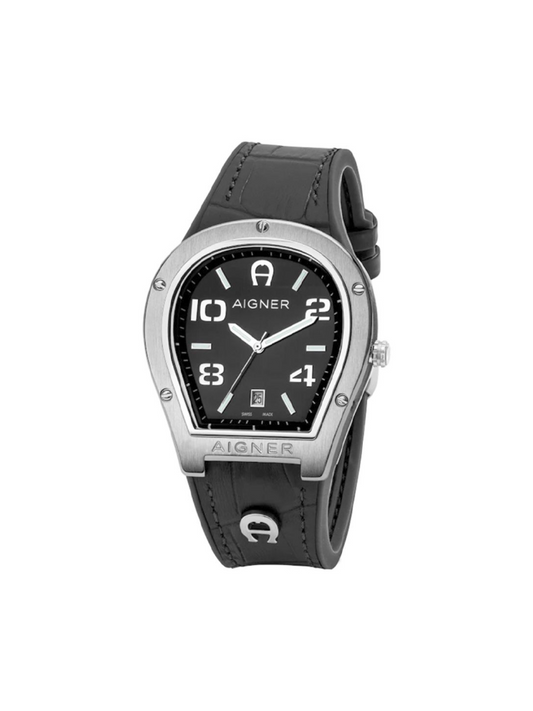 gambar-depan-Aigner-Roma-Black-Dial-Leather-Strap-Watch