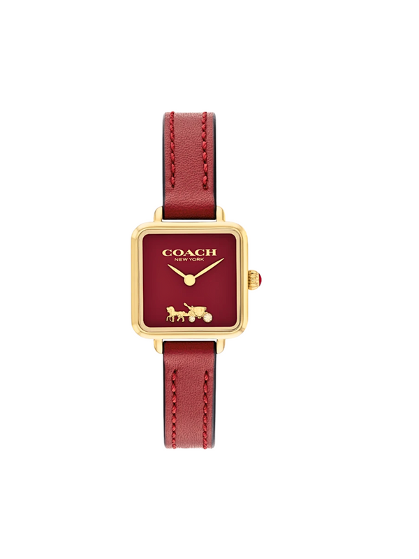 gambar-depan-Coach-14504226-Cass-Ladies-Dial-Leather-Strap-Red