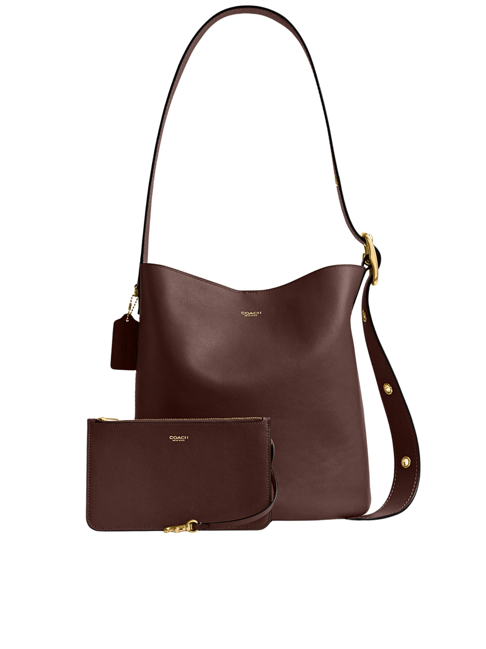 gambar-depan-Coach-Bleecker-Bucket-Bag-Maple