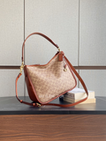 gambar-depan-Coach-Cary-Shoulder-Bag-In-Signature-Canvas-Tan-Rust-balilene