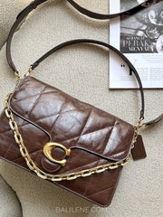 gambar-depan-Coach-Chain-Tabby-Shoulder-Bag-35-With-Quilting-Maple-balilene
