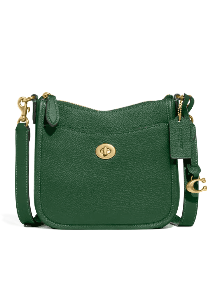 gambar-depan-Coach-Chaise-19-Crossbody-Bag-Dark-Pine