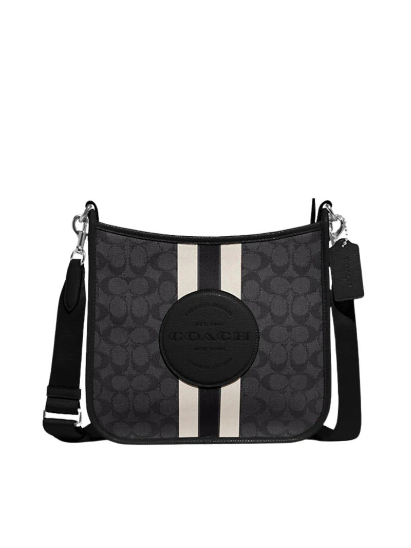 Coach C4102 Dempsey Drawstring Bucket Bag In Signature Jacquard Black purchases Smoke Blac