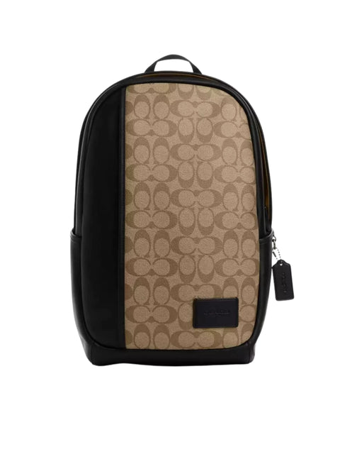 coach backpack indonesia Coach Edge Backpack In Signature Khaki/Black – Balilene